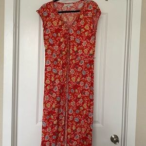 Loft Floral Wrap Dress